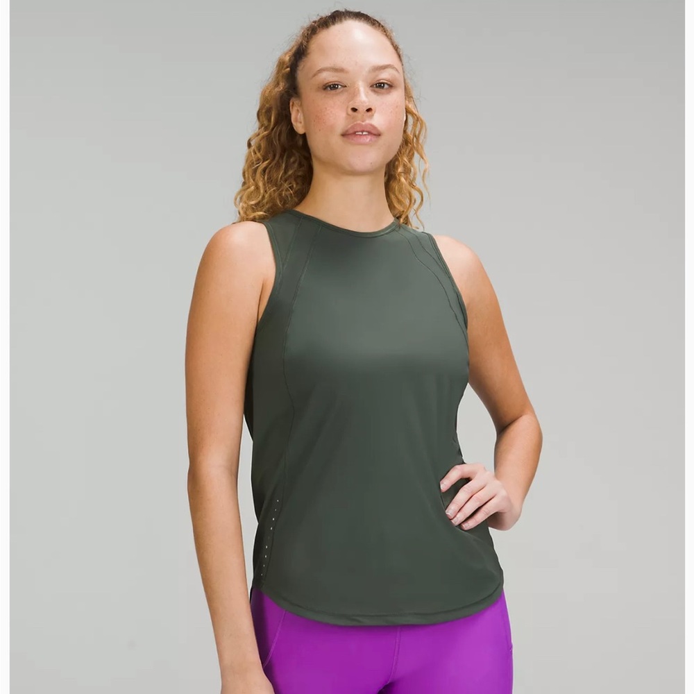NWT! Lululemon Sculpt Tank Top size 4 in Smoked Spruce